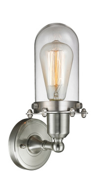 Sconces Single Glass by Innovations ( 405 | 900-1W-SN-CE231-SN-CL-LED Austere ) 