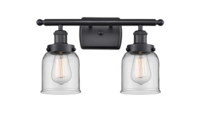 Bathroom Fixtures Two Lights by Innovations ( 405 | 916-2W-BK-G52-LED Ballston Urban ) 