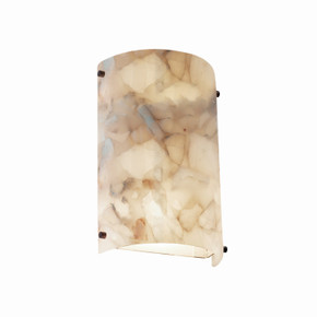 Exterior Sconces by Justice Designs ( 102 | ALR-5542W-DBRZ Alabaster Rocks ) 