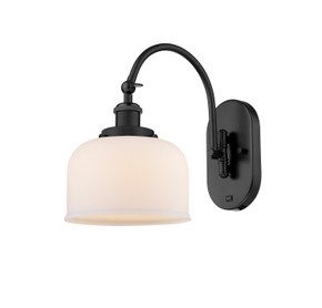 Sconces Single Glass by Innovations ( 405 | 918-1W-BK-G71-LED Franklin Restoration ) 