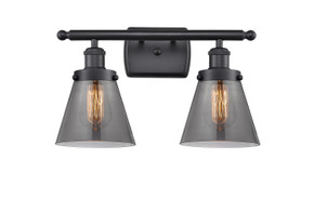 Bathroom Fixtures Two Lights by Innovations ( 405 | 916-2W-BK-G63-LED Ballston Urban ) 
