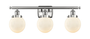 Bathroom Fixtures Three Lights by Innovations ( 405 | 916-3W-SN-G201-6 Ballston Urban ) 