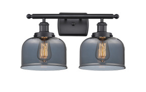 Bathroom Fixtures Two Lights by Innovations ( 405 | 916-2W-BK-G73-LED Ballston Urban ) 