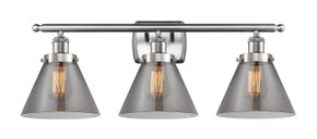 Bathroom Fixtures Three Lights by Innovations ( 405 | 916-3W-SN-G43-LED Ballston Urban ) 