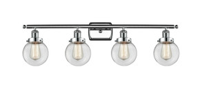 Bathroom Fixtures Four Lights by Innovations ( 405 | 916-4W-PC-G202-6-LED Ballston Urban ) 