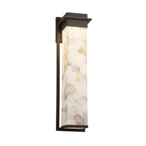 Exterior Wall Mount by Justice Designs ( 102 | ALR-7545W-DBRZ Alabaster Rocks ) 