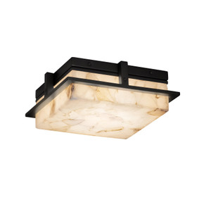 Exterior Ceiling Mount by Justice Designs ( 102 | ALR-7560W-MBLK Alabaster Rocks ) 