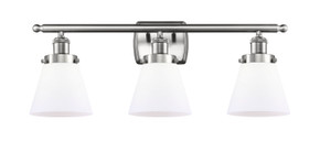 Bathroom Fixtures Three Lights by Innovations ( 405 | 916-3W-SN-G61-LED Ballston Urban ) 