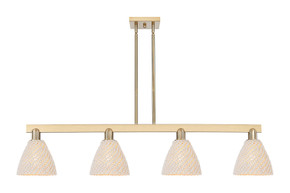 Linear/Island 4 Light + by Innovations ( 405 | 716-4I-CB-NBD-75-NAT Arcadia ) 