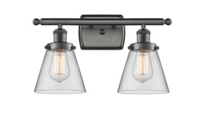 Bathroom Fixtures Two Lights by Innovations ( 405 | 916-2W-OB-G62-LED Ballston Urban ) 
