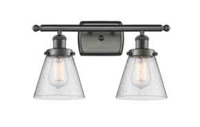 Bathroom Fixtures Two Lights by Innovations ( 405 | 916-2W-OB-G64-LED Ballston Urban ) 