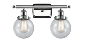 Bathroom Fixtures Two Lights by Innovations ( 405 | 916-2W-PC-G204-6-LED Ballston Urban ) 