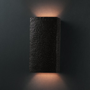 Exterior Wall Mt./Flush by Justice Designs ( 102 | CER-0915W-HMIR Ambiance ) 