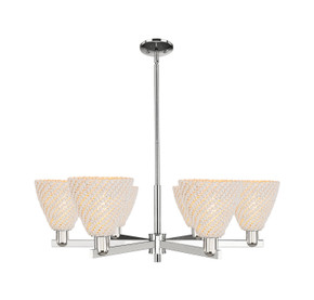 Mid. Chandeliers Glass Up by Innovations ( 405 | 716-6CR-PN-NBD-75-NAT Arcadia ) 