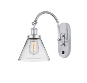Sconces Single Glass by Innovations ( 405 | 918-1W-PC-G42 Franklin Restoration ) 