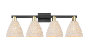 Bathroom Fixtures Four Lights by Innovations ( 405 | 716-4W-BAB-NBD-75-NAT Arcadia ) 