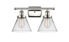 Bathroom Fixtures Two Lights by Innovations ( 405 | 916-2W-PN-G42-LED Ballston Urban ) 