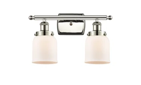Bathroom Fixtures Two Lights by Innovations ( 405 | 916-2W-PN-G51-LED Ballston Urban ) 