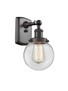 Sconces Single Glass by Innovations ( 405 | 916-1W-OB-G202-6 Ballston Urban ) 