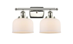 Bathroom Fixtures Two Lights by Innovations ( 405 | 916-2W-PN-G71-LED Ballston Urban ) 
