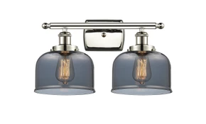 Bathroom Fixtures Two Lights by Innovations ( 405 | 916-2W-PN-G73-LED Ballston Urban ) 