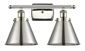 Bathroom Fixtures Two Lights by Innovations ( 405 | 916-2W-PN-M13-PN Ballston Urban ) 