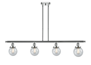 Linear/Island 4 Light + by Innovations ( 405 | 916-4I-PC-G204-6-LED Ballston Urban ) 