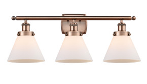 Bathroom Fixtures Three Lights by Innovations ( 405 | 916-3W-AC-G41-LED Ballston Urban ) 