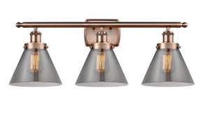 Bathroom Fixtures Three Lights by Innovations ( 405 | 916-3W-AC-G43-LED Ballston Urban ) 