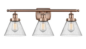 Bathroom Fixtures Three Lights by Innovations ( 405 | 916-3W-AC-G44-LED Ballston Urban ) 