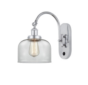 Sconces Single Glass by Innovations ( 405 | 918-1W-PC-G72-LED Franklin Restoration ) 