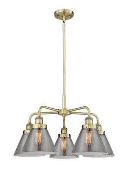 Mid. Chandeliers Glass Down by Innovations ( 405 | 916-5CR-AB-G43 Ballston Urban ) 