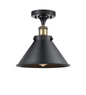 Semi-Flush Mts. Glass Down by Innovations ( 405 | 916-1C-BAB-M10-BK Ballston Urban ) 