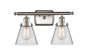 Bathroom Fixtures Two Lights by Innovations ( 405 | 916-2W-SN-G62-LED Ballston Urban ) 