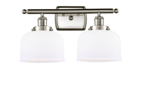 Bathroom Fixtures Two Lights by Innovations ( 405 | 916-2W-SN-G71-LED Ballston Urban ) 