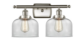 Bathroom Fixtures Two Lights by Innovations ( 405 | 916-2W-SN-G72-LED Ballston Urban ) 