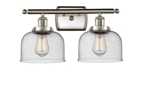 Bathroom Fixtures Two Lights by Innovations ( 405 | 916-2W-SN-G74-LED Ballston Urban ) 