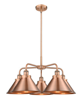 Mid. Chandeliers Metal Shade by Innovations ( 405 | 916-5CR-AC-M10-AC Ballston Urban ) 
