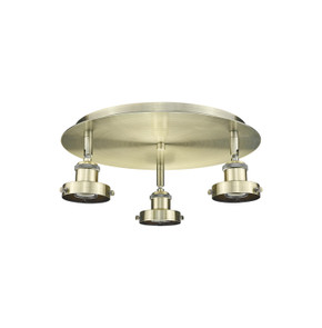Semi-Flush Mts. Multi-port/Cluster by Innovations ( 405 | 916-3C-AB Ballston Urban ) 