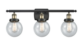 Bathroom Fixtures Three Lights by Innovations ( 405 | 916-3W-BAB-G204-6 Ballston Urban ) 