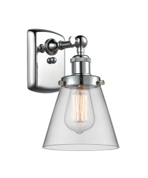Sconces Single Glass by Innovations ( 405 | 916-1W-PC-G62 Ballston Urban ) 