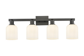 Bathroom Fixtures Four Lights by Innovations ( 405 | 716-4W-BK-G559-5GWH Arcadia ) 