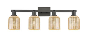 Bathroom Fixtures Four Lights by Innovations ( 405 | 716-4W-BK-G559-5ME Arcadia ) 