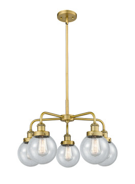Mid. Chandeliers Glass Down by Innovations ( 405 | 916-5CR-BB-G204-6 Ballston Urban ) 