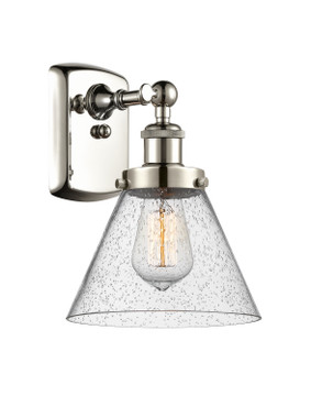 Sconces Single Glass by Innovations ( 405 | 916-1W-PN-G44 Ballston Urban ) 