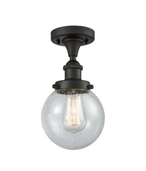 Semi-Flush Mts. Glass Down by Innovations ( 405 | 916-1C-OB-G204-6-LED Ballston Urban ) 