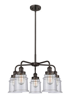 Mid. Chandeliers Glass Down by Innovations ( 405 | 916-5CR-OB-G184 Ballston Urban ) 