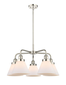 Mid. Chandeliers Glass Down by Innovations ( 405 | 916-5CR-PN-G41 Ballston Urban ) 