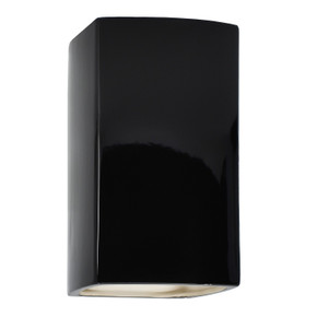 Exterior Wall Mt./Flush by Justice Designs ( 102 | CER-5950W-BLK-LED1-1000 Ambiance ) 
