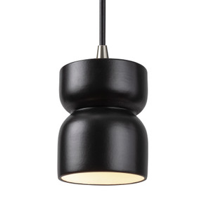 Mini Pendants Cable by Justice Designs ( 102 | CER-6500-CRB-NCKL-BKCD Radiance ) 